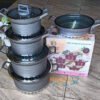Bosch 10 Pcs Granite Non-Stick CookWare Set Pots Sufuria