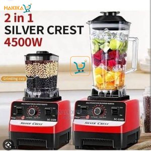 2 In 1 Heavy Duty Commercial Kitchen Household Fresh Fruit Juicer Electrical Silver Crest Smoothie Mixer Blender best price online hakika mall