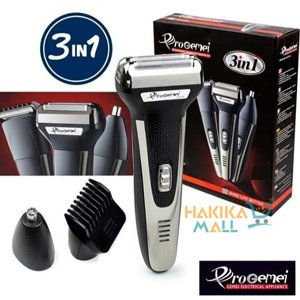 Progemei 3in1 Rechargeable Multi Function Shaver Hair Trimmer