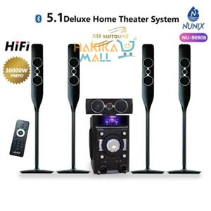 5.1 channel Delux 9090B home theatre system sub-hoofer