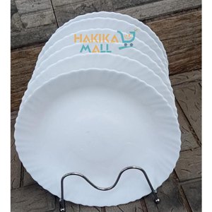 white-6-Pcs-dinner-plates- Hakika Mall