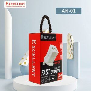 Excellent Fast Charger Dual USB AN-01